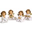 Ange de Noël 7 cm - 4 / set