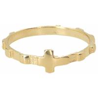 Ring-Tientje verguld maat 55 