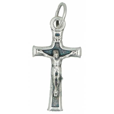 Kruisje 20 x 17 mm Metaal Verzilverd 