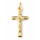 Kruisje 20 x 17 mm Metaal Verguld 