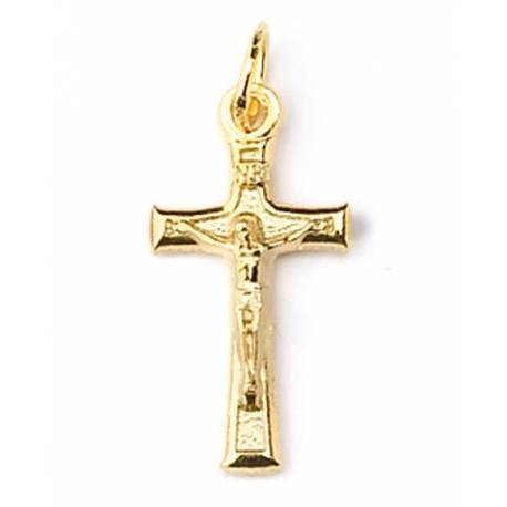 Kruisje 20 x 17 mm Metaal Verguld 
