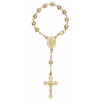 Dizainier/voiture Roses Métal Doré