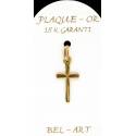 Croix Plaqué-Or - 18 X 10 mm