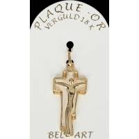 Croix Plaqué-Or - 28 X 14 mm