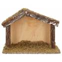 Cabane vide pour personnages de crèche de 13 cm (20 x 8 x 15cm)