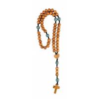 Kaki kokosnoothout rozenkrans gm 