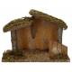 Cabane vide pour personnages de crèche de 10 cm