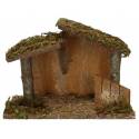 Cabane vide pour personnages de crèche de 10 cm