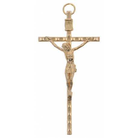 Croix Murale - 11 cm - Métal Doré