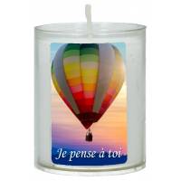 Gelegenheidskaarsje 65 x 50 mm - Je pense à toi 