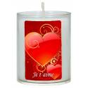 Bougie de circonstance 65 x 50 mm - Je t'aime