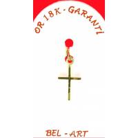 Croix Or 18 Crts - 15 X 10 mm