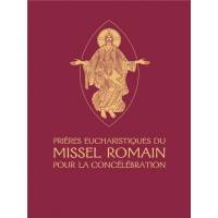 Prières eucharistiques du Missel Romain pour la concélébration 