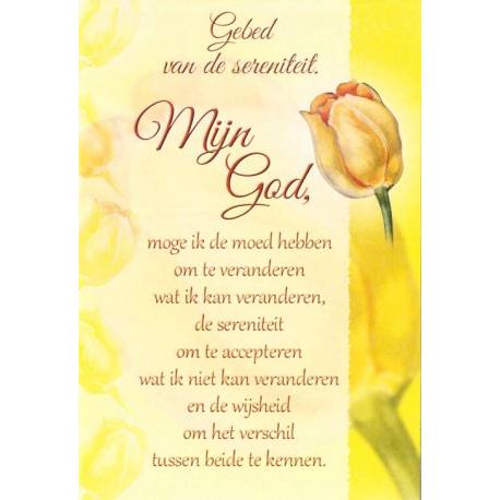 Carte Double + Env - Gebed van de sereniteit