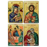 Magneetplaatje - Ikoon - 8 X 5.5 cm 