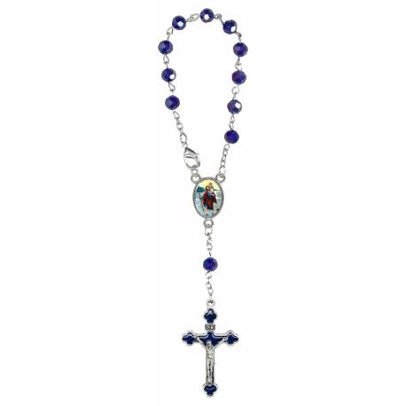 Tientje / auto - H Kristoffel - Kristal blauw 