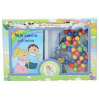 Chapelet s/corde Multicolore + Livret "Mijn Eerste Gebeden" / B