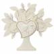 Souvenir de communion arbre de vie + communiante 15 x 15 cm