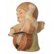 Engel met contrabas - 4 cm gekleurd 