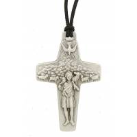 Kruisje op koord - 40 mm - Goede Herder 