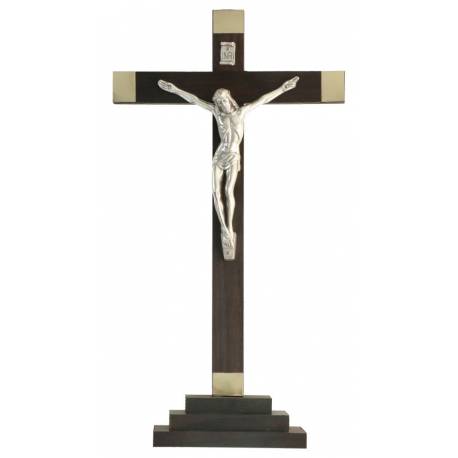 Croix sur Base - 28 X 9.5 cm - Bois