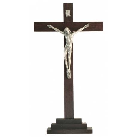 Kruis op voet - 28 X 9.5 cm - Hout 