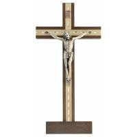 Croix sur base 22 X 8 cm Bois