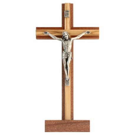 Croix sur base 22 X 8 cm Bois
