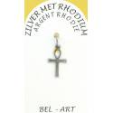 Kruisje Zilver + Rhodium - 15 X 10 mm 