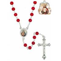 Etui + Chapelet - Sacré Coeur