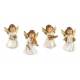 Ange de 7 cm avec instrument de musique - 4 / set