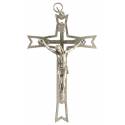 Croix Murale - 13 cm - Métal Nickelé