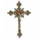 Croix Murale - 30 cm - Métal Doré