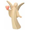 Ange En Bois Sculpte 25 cm Alabaster