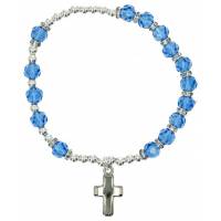 Bracelet sur élastique Alguemarine / Mars