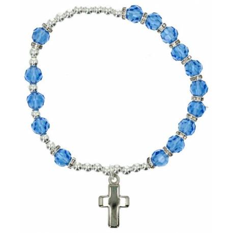 Bracelet sur élastique Alguemarine / Mars