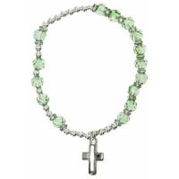 Bracelet sur élastique Emeraude / Mai