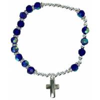 Bracelet sur élastique Saphir / Septembre