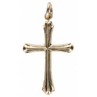 Croix métal doré - 22 X 15 mm