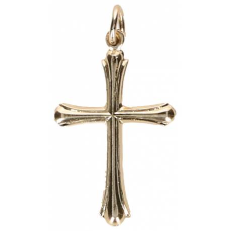 Croix métal doré - 22 X 15 mm