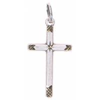 Kruisje 22 X 14 mm - Met Verzilverd 