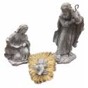 Creche 80 Cm Sainte Famille (3 Pieces) Style Beton Pour Extérieur