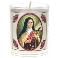 Set van 3 kaarsen 36 u - H Theresia - Tekst 5 Talen 