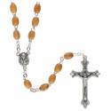 Rozenkrans dubbel geschakkeld in olijvenhout 