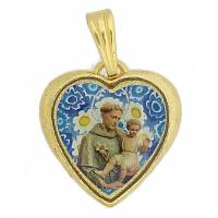 Médaille 18 mm - St Antoine - Métal Doré