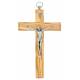 Croix murale 12 cm Bois d'olivier