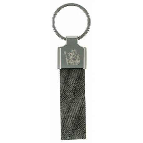 Porte-Clefs Cuir - St Christophe