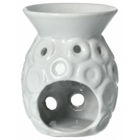 Oliebrander H 12 cm - wit 