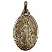 Médaille plaqué-or Miraculeuse 22 mm
