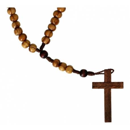 Chapelet s/corde Olivier + mousqueton